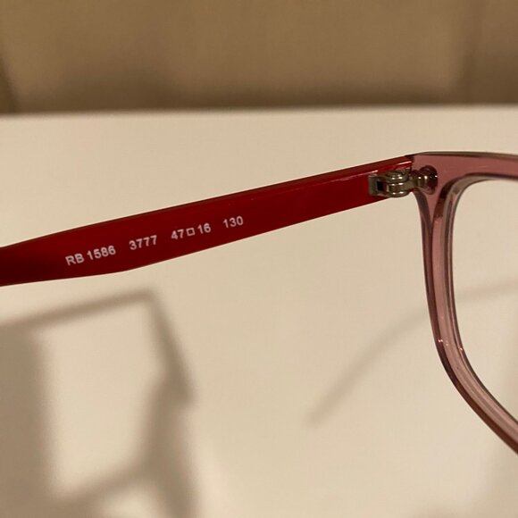 Ray-Ban RB1586 Kids Glasses Pink Scratch Resistant Girls‎ Eyeglass Frames 5” main image 5